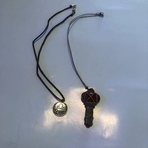 Libra necklace and keys necklace